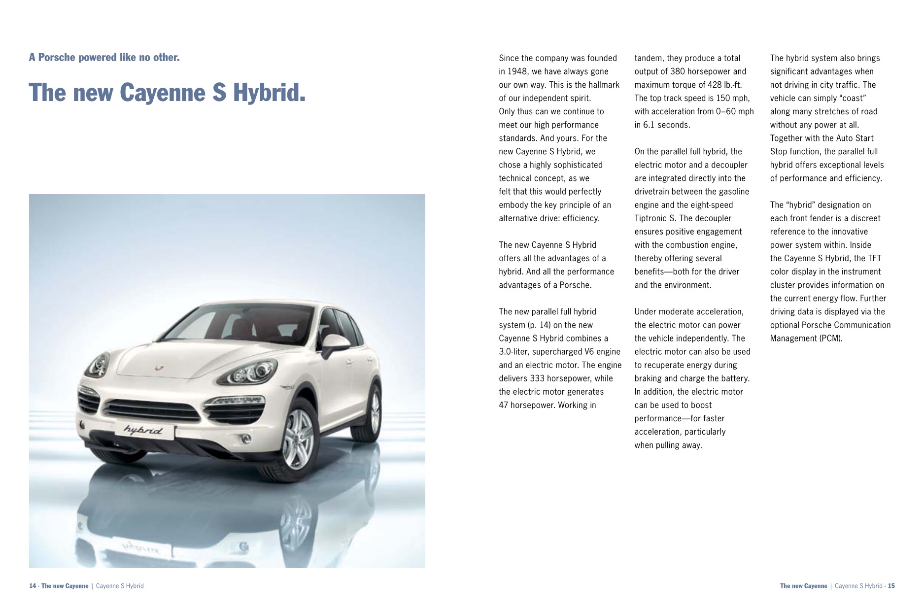 2011 Porsche Cayenne Brochure Page 38
